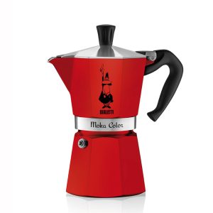 Cafetera BIALETTI MOKA Color Rojo 6 Tazas