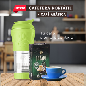 Promo: Cafetera Prensa Francesa Portátil + Café Arábica