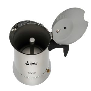 SOGO CAFETERA MOKA INDUCCION 12 TAZAS 750ML INOX - Imagen 7