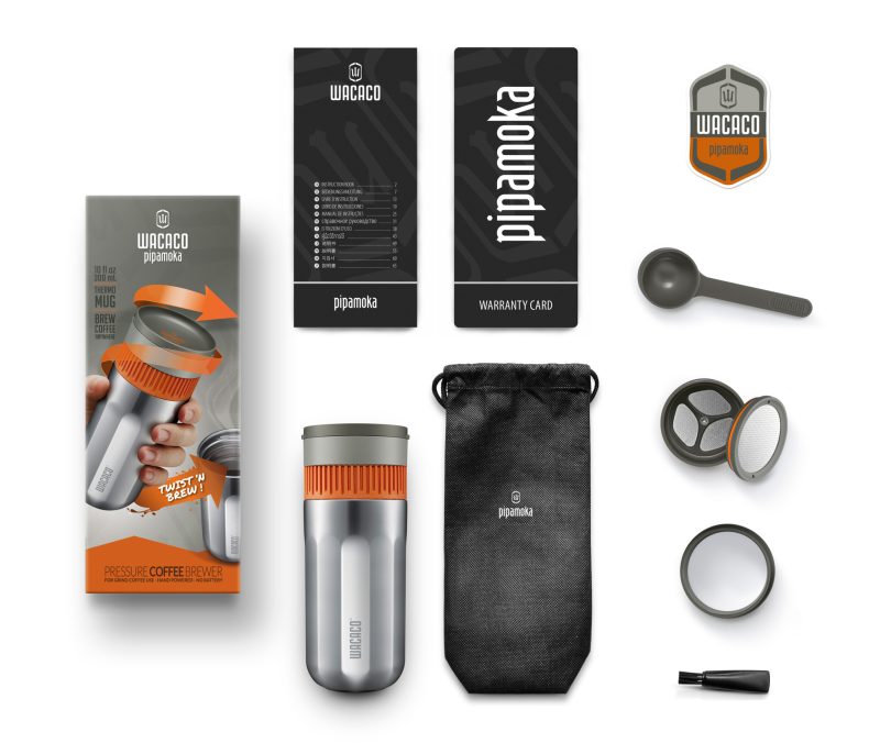 CAFETERA PIPAMOKA WACACO® - 300ML MUG - BREW COFFEE - Imagen 3